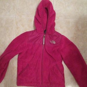 Fleece North Face Girls Jacket size 6